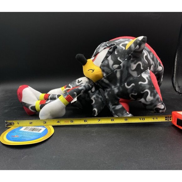 Toy Factory Sega Sonic The Hedgehog Shadow Plush 12" New 2023 - Picture 9 of 10